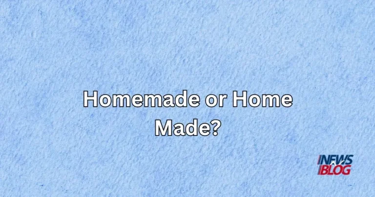 Homemade or Home Made